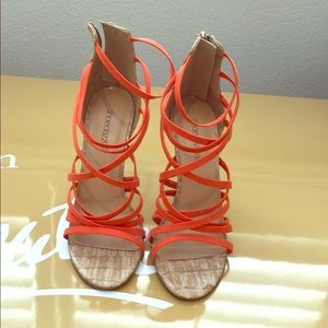 High Heeled Sandals, NEVER WORN. 5.5